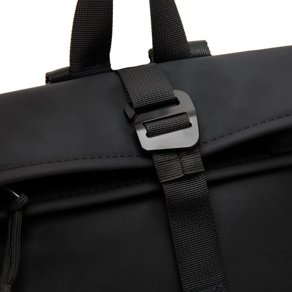 New Rebels Mart Los Angeles Schwarz 7L Rolltop Rucksack Wasserabweisend