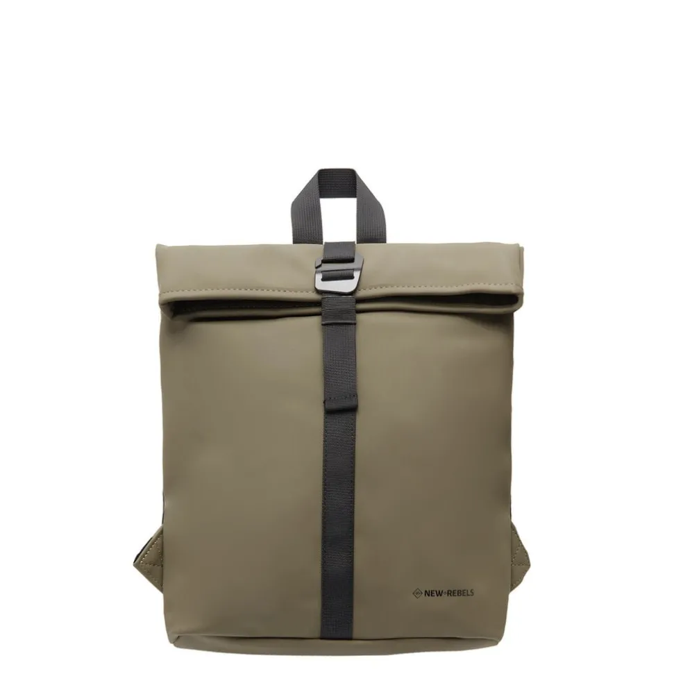 New Rebels Mart Los Angeles Olivgrün 7L Rolltop Rucksack Wasserabweisend