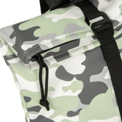 New Rebels Mart Los Angeles Camouflage Mint 7L Rolltop Rucksack Wasserabweisend