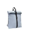 New Rebels Mart Los Angeles Soft Blau 7L Rolltop Rucksack Wasserabweisend