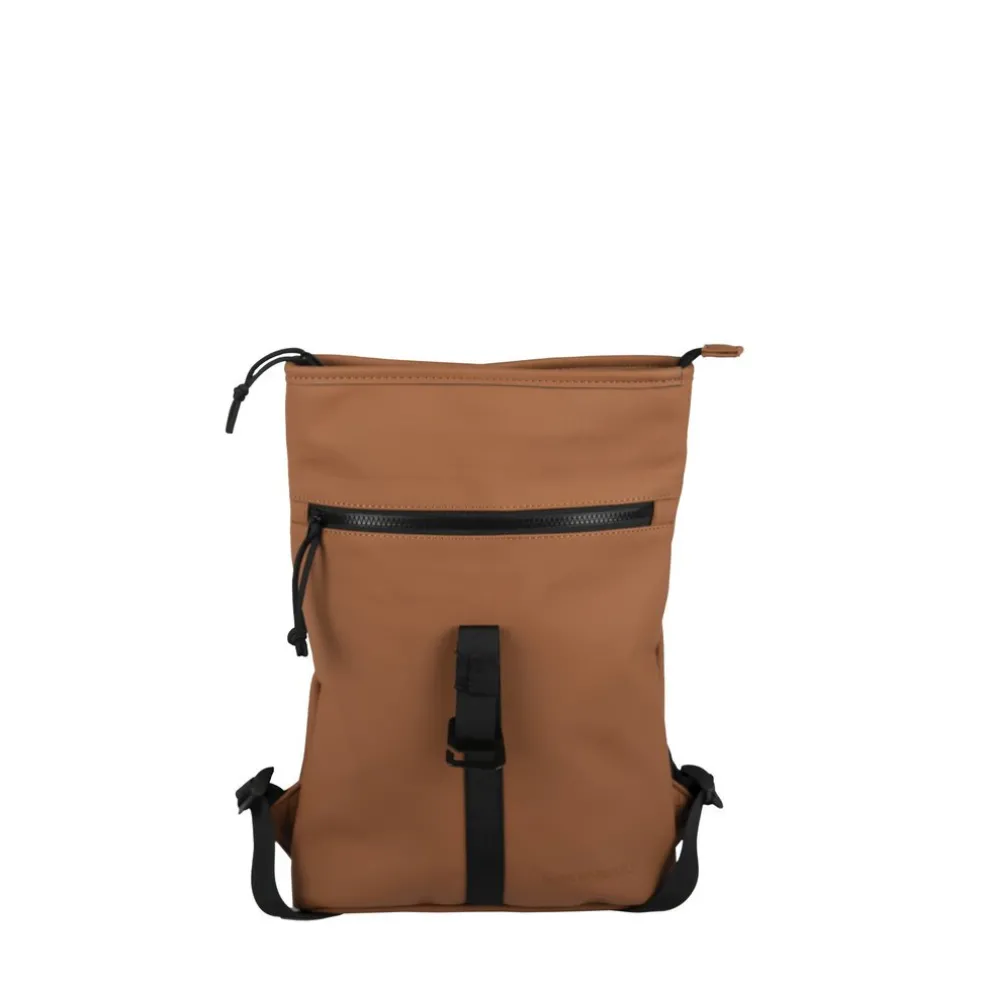 New Rebels Mart Los Angeles Cognac 7L Rolltop Rucksack Wasserabweisend