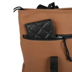New Rebels Mart Los Angeles Cognac 7L Rolltop Rucksack Wasserabweisend