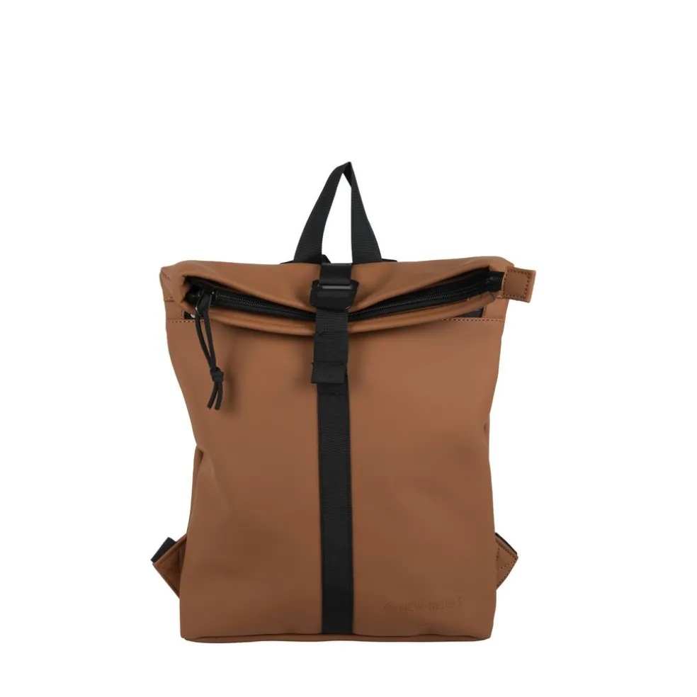 New Rebels Mart Los Angeles Cognac 7L Rolltop Rucksack Wasserabweisend