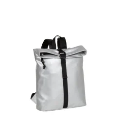 New Rebels Mart Los Angeles Metallic Silber 7L Rolltop Rucksack Wasserabweisend