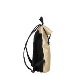 New Rebels Mart Los Angeles Metallic Gold Small 7L Rolltop Rucksack Wasserabweisend