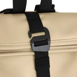 New Rebels Mart Los Angeles Metallic Gold Small 7L Rolltop Rucksack Wasserabweisend