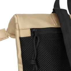 New Rebels Mart Los Angeles Metallic Gold Small 7L Rolltop Rucksack Wasserabweisend