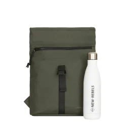 New Rebels Mart Los Angeles Nachtgrün 7L Rolltop Rucksack Wasserabweisend