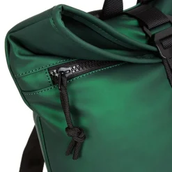 New Rebels Mart Los Angeles Metallic Grün 7L Rolltop Rucksack Wasserabweisend
