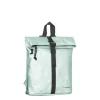 New Rebels Mart Los Angeles Metallic Hellgrün 7L Rolltop Rucksack Wasserabweisend