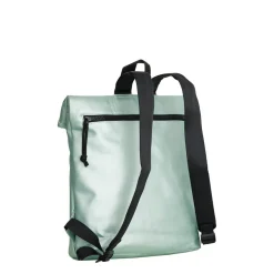 New Rebels Mart Los Angeles Metallic Hellgrün 7L Rolltop Rucksack Wasserabweisend