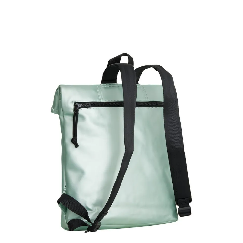 New Rebels Mart Los Angeles Metallic Hellgrün 7L Rolltop Rucksack Wasserabweisend