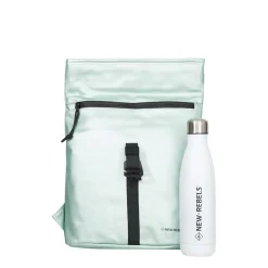 New Rebels Mart Los Angeles Metallic Hellgrün 7L Rolltop Rucksack Wasserabweisend
