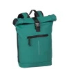 New Rebels Mart New York Petrol 21L Rucksack Rolltop Wasserabweisend Laptop 15.6"