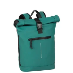 New Rebels Mart New York Petrol 21L Rucksack Rolltop Wasserabweisend Laptop 15.6"