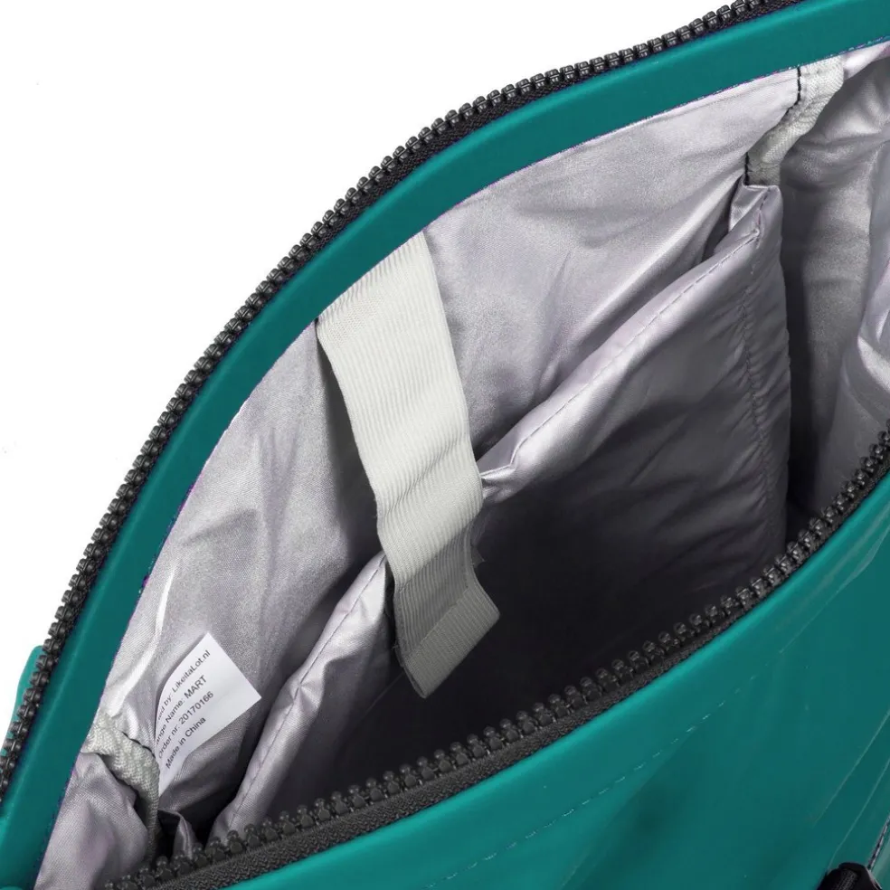 New Rebels Mart New York Petrol 21L Rucksack Rolltop Wasserabweisend Laptop 15.6"