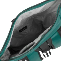 New Rebels Mart New York Petrol 21L Rucksack Rolltop Wasserabweisend Laptop 15.6