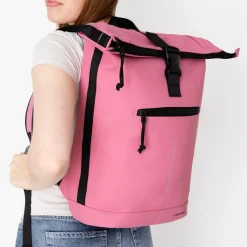 New Rebels Mart New York Cotton Candy 21L Rolltop-Rucksack – Wasserabweisend – Für 15,6” Laptop geeignet