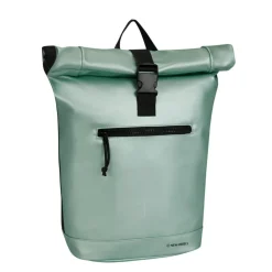 New Rebels Mart New York Metallic Hellgrün 21L Rucksack Rolltop Wasserabweisend Laptop 15.6"