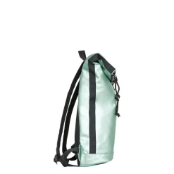 New Rebels Mart New York Metallic Hellgrün 21L Rucksack Rolltop Wasserabweisend Laptop 15.6