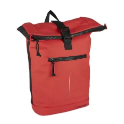 New Rebels Mart New York Rot 21L Rucksack Rolltop Wasserabweisend Laptop 15.6"