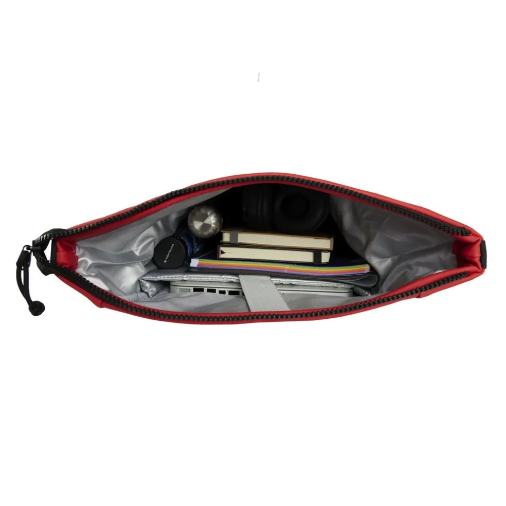 New Rebels Mart New York Rot 21L Rucksack Rolltop Wasserabweisend Laptop 15.6"