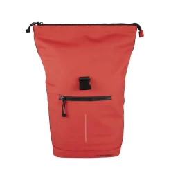 New Rebels Mart New York Rot 21L Rucksack Rolltop Wasserabweisend Laptop 15.6