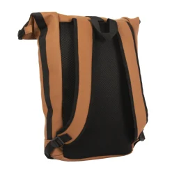 New Rebels Mart New York Cognac 21L Rucksack Rolltop Wasserabweisend Laptop 15.6"