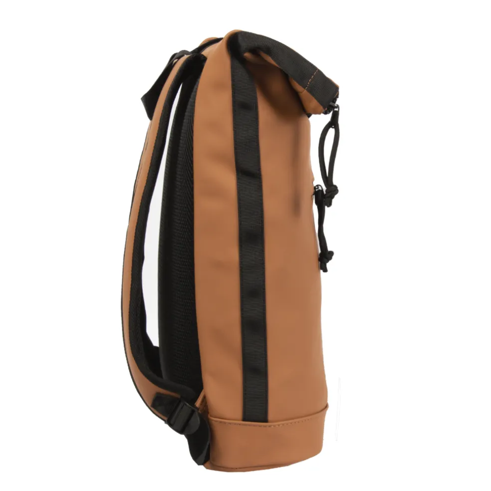 New Rebels Mart New York Cognac 21L Rucksack Rolltop Wasserabweisend Laptop 15.6"