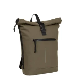 New Rebels Mart New York Olive Grün 21L Rucksack Rolltop Wasserabweisend Laptop 15.6"