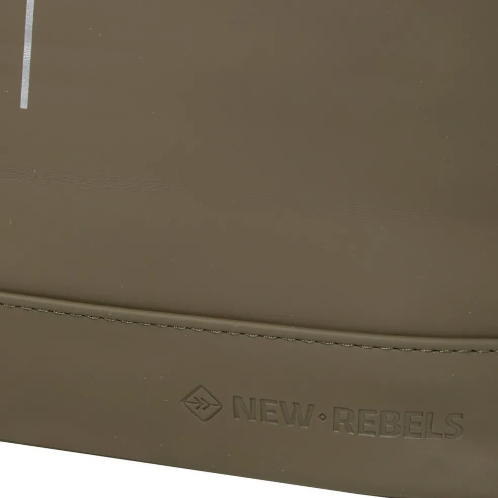 New Rebels Mart New York Olive Grün 21L Rucksack Rolltop Wasserabweisend Laptop 15.6"