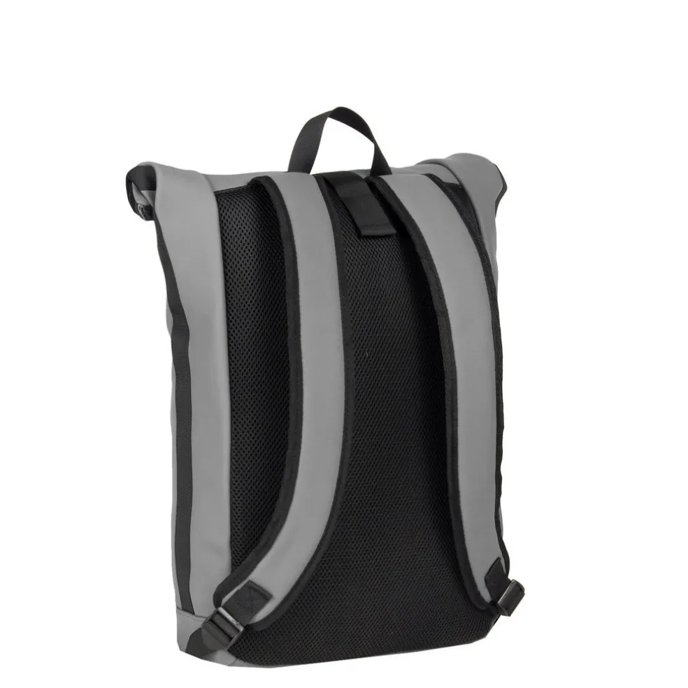 New Rebels Mart New York Anthrazit 21L Rucksack Rolltop Wasserabweisend Laptop 15.6"