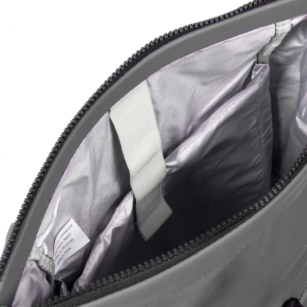 New Rebels Mart New York Anthrazit 21L Rucksack Rolltop Wasserabweisend Laptop 15.6"