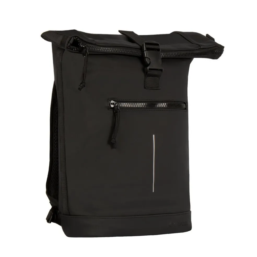 New Rebels Mart New York Schwarz 21L Rucksack Rolltop Wasserabweisend Laptop 15.6"