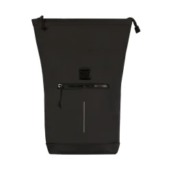 New Rebels Mart New York Schwarz 21L Rucksack Rolltop Wasserabweisend Laptop 15.6