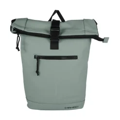 New Rebels Mart New York Salie Grün 21L Rucksack Rolltop Wasserabweisend Laptop 15.6
