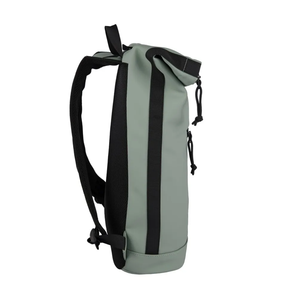 New Rebels Mart New York Salie Grün 21L Rucksack Rolltop Wasserabweisend Laptop 15.6"