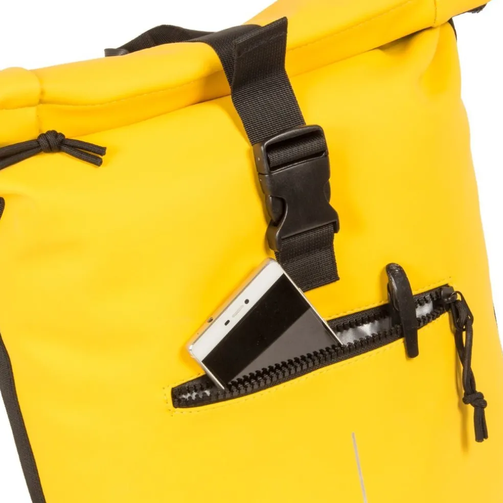 New Rebels Mart New York Gelb 21L Rucksack Rolltop Wasserabweisend Laptop 15.6"
