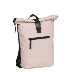 New Rebels Mart New York Soft Rosa 21L Rucksack Rolltop Wasserabweisend Laptop 15.6"