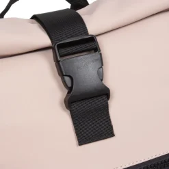 New Rebels Mart New York Soft Rosa 21L Rucksack Rolltop Wasserabweisend Laptop 15.6