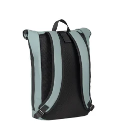 New Rebels Mart New York Soft Blau 21L Rucksack Rolltop Wasserabweisend Laptop 15.6"