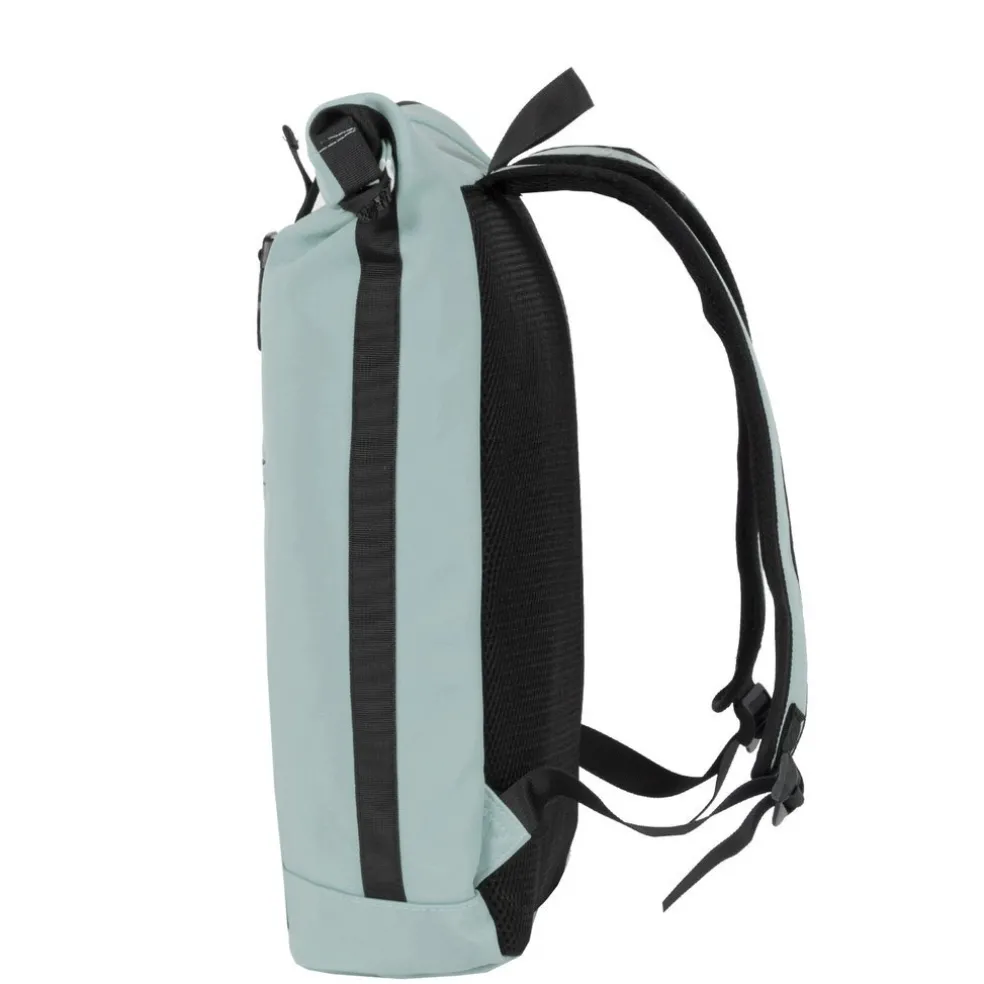 New Rebels Mart New York Soft Blau 21L Rucksack Rolltop Wasserabweisend Laptop 15.6"