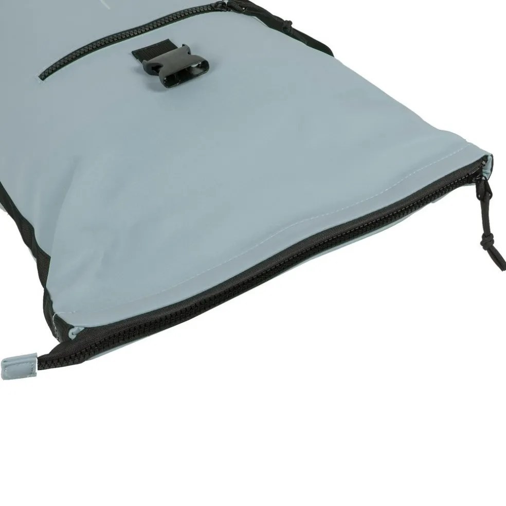 New Rebels Mart New York Soft Blau 21L Rucksack Rolltop Wasserabweisend Laptop 15.6"