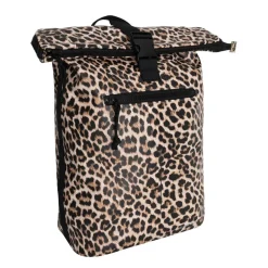 New Rebels Mart New York Leopard  21L Rugtas Rolltop Waterafstotend Laptop 15.6"