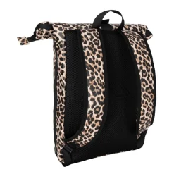 New Rebels Mart New York Leopard 21L Rugtas Rolltop Waterafstotend Laptop 15.6