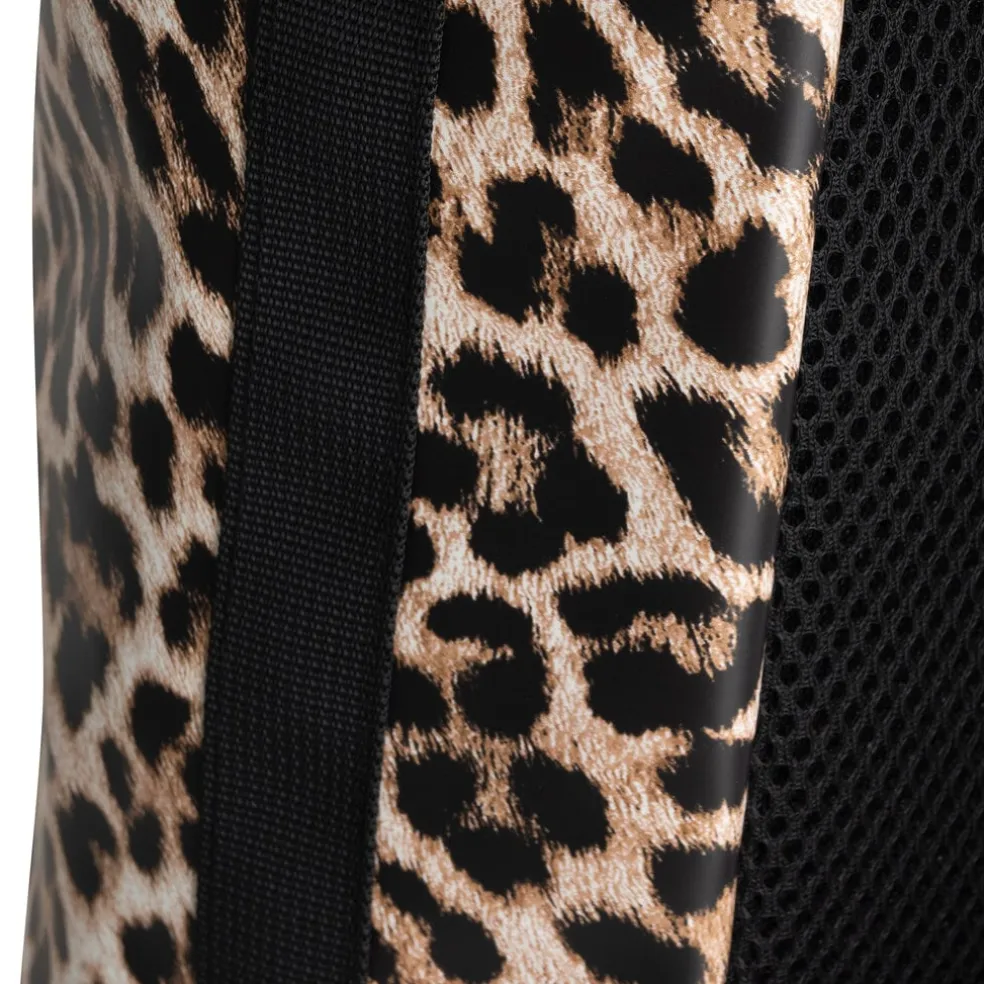 New Rebels Mart New York Leopard 21L Rugtas Rolltop Waterafstotend Laptop 15.6"