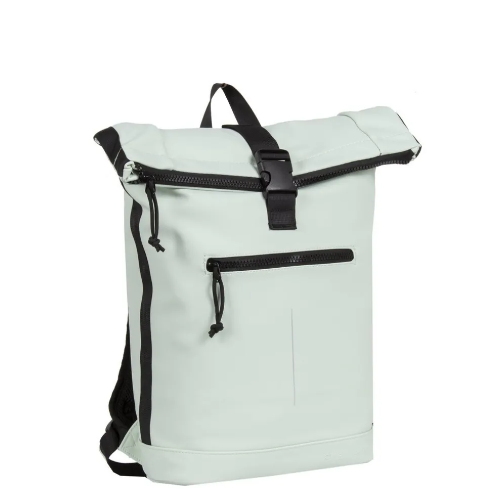 New Rebels Mart New York Mint 21L Rucksack Rolltop Wasserabweisend Laptop 15.6"