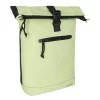 New Rebels Mart New York Mattgrün 21L Rolltop-Rucksack – Wasserabweisend – Für 15,6” Laptop geeignet