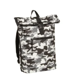 New Rebels Mart New York Camouflage Army 21L Rucksack Rolltop Wasserabweisend Laptop 15.6"
