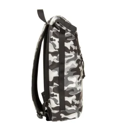 New Rebels Mart New York Camouflage Army 21L Rucksack Rolltop Wasserabweisend Laptop 15.6